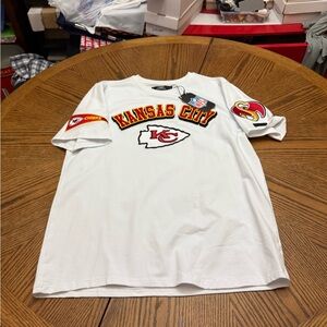 New with Tags Pro Standard NFL Kansas City Chiefs and Tech 9 Collab White Tee